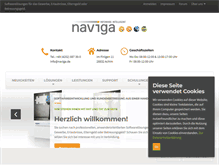 Tablet Screenshot of naviga.de